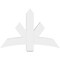 Ekena Millwork Alberta Architectural Grade PVC Gable Bracket, 48"W x 32"H x 4"D x 6"F, 16/12 Pitch GBP048X32X0406ALB00 - alternate 5